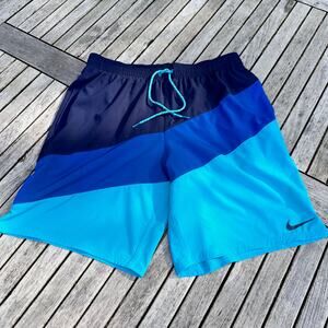 Nike Mens Swim Bottom Board Shorts Swimsuit NESSD470 480 Blue Size XL New